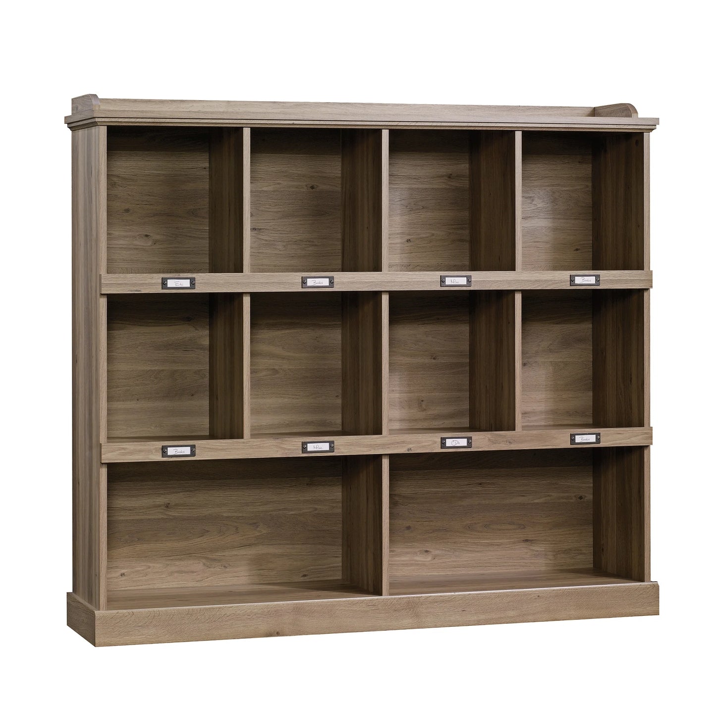Barrister Lane 10-Cube Bookcase, White Plank Finish