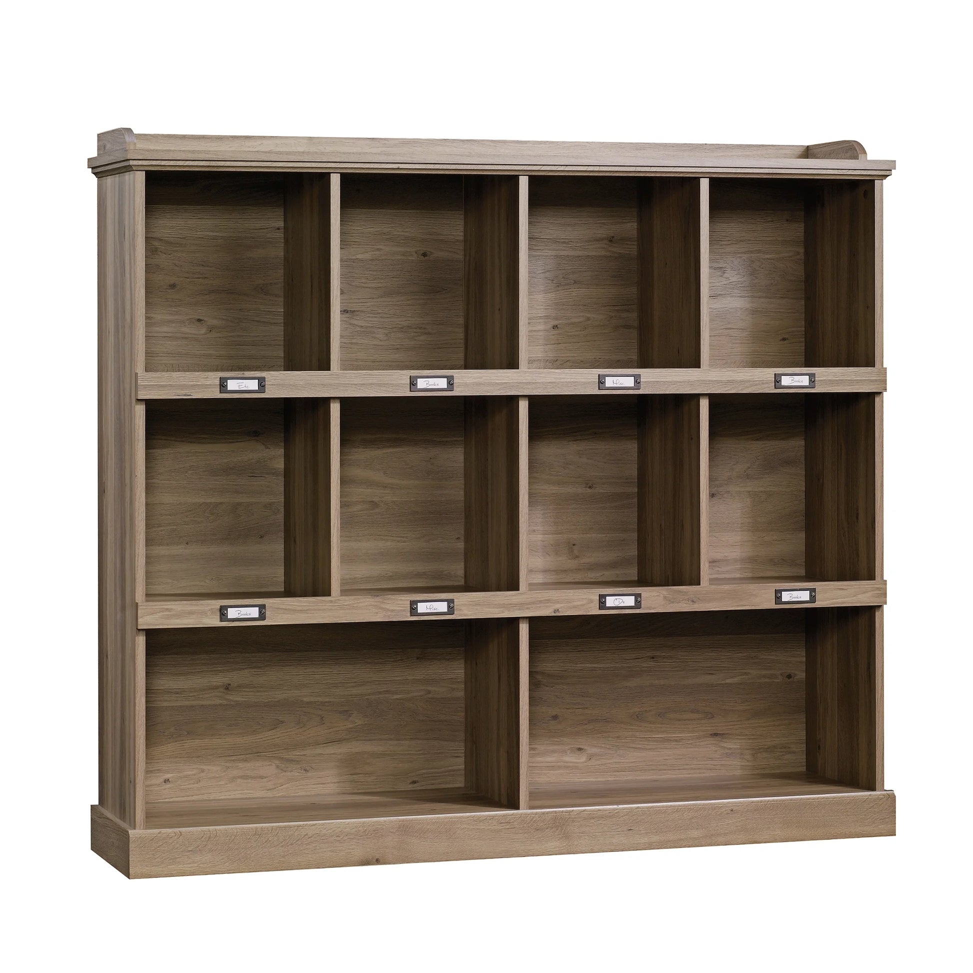 Barrister Lane 10-Cube Bookcase, White Plank Finish