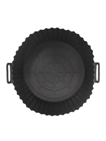 Air Fryer Silicone Liners Air Fryer Silicone Pot Reusable Silicone Air Fryer Liners Food Safe Non Stick Air Fryer Basket Accesso