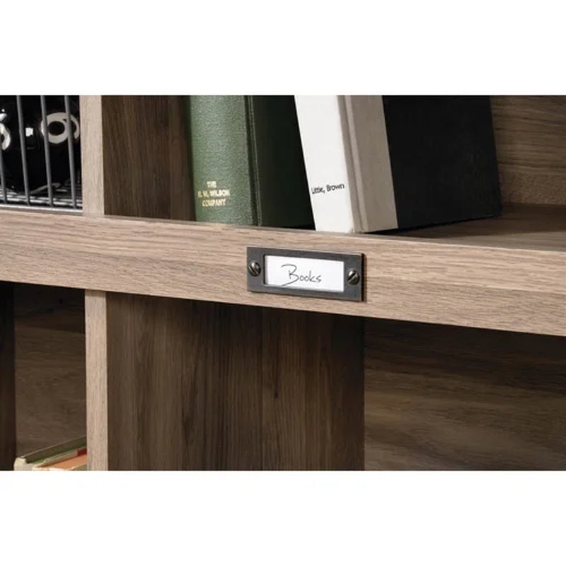 Barrister Lane 10-Cube Bookcase, White Plank Finish
